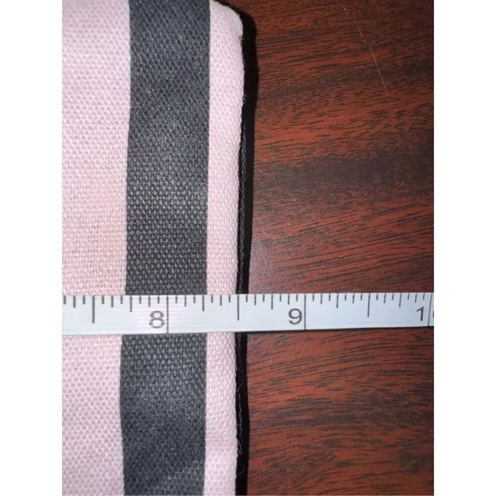 Victoria’s Secret Stripe Small Canvas Bag 12x8.5